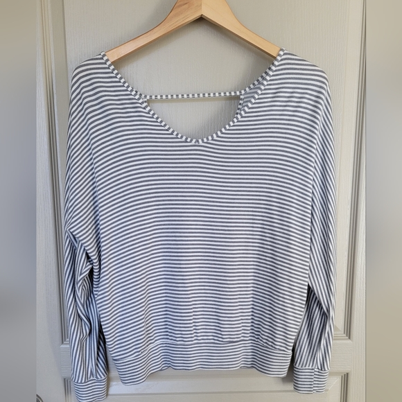 EBERJEY The Dolman Sleeve Top Sadie Stripes Pullover - Picture 5 of 7